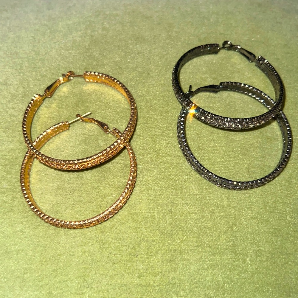 Hoop earrings